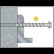 CELO 9ZG640BTSB SURUB AUTOFORANT PT BETON CU CAP HEX. 6X40 BTSB/150 BUC