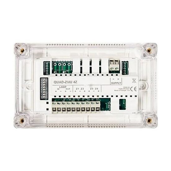 Modul adresabil monitorizare QUAD ZMU - 2 ZONES