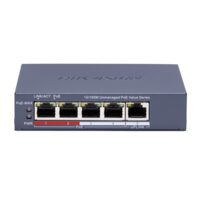 Switch 4 porturi HIKVISION DS-3E0105P-E/M(C), Extended PoE