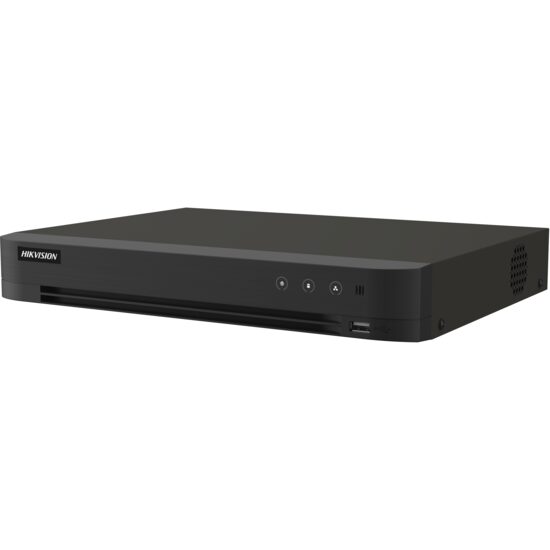 DVR HIKVISION AcuSense iDS-7204HUHI-M1/PXT 4A+4/1ALM, 4 Ch, 5 Mp, Audio Over Coaxial, Power over Coaxial(PoC)